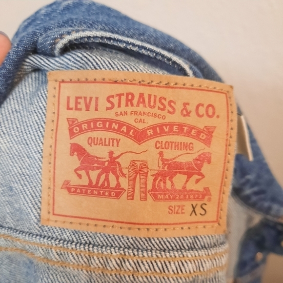 Levi's Star Studded Denim Jacket XS - Picture 8 of 8